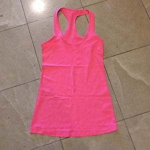 Lululemon Cool Racerback II — Bright Pink